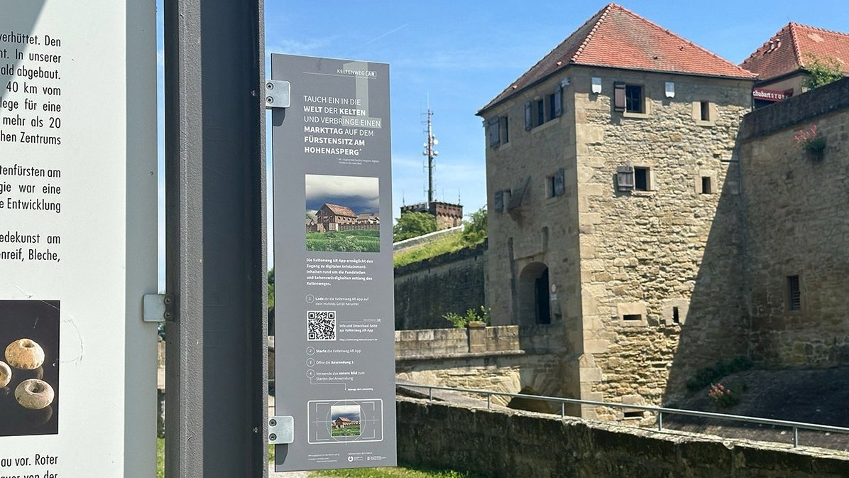 Beschilderung am Hohenasperg